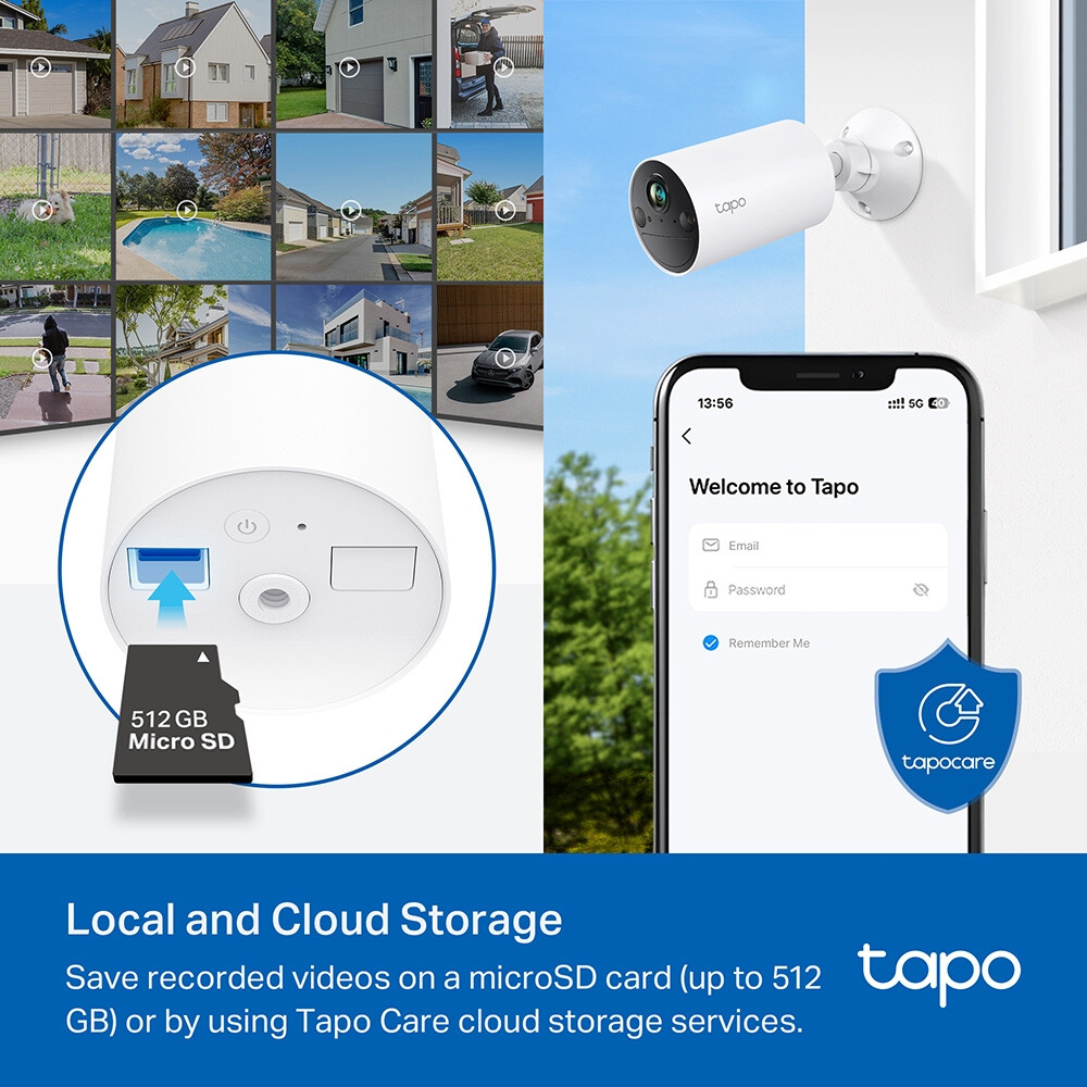 TP-Link Tapo C410 Kogel (vorm) IP-beveiligingscamera Buiten 2304 x 1296 Pixels Plafond/muur - Afbeelding 7