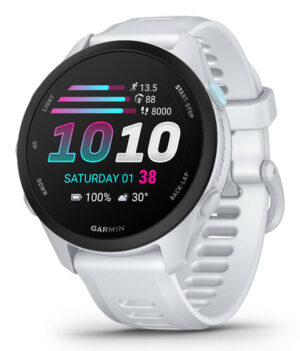 Garmin Forerunner 70 3,05 cm (1.2") AMOLED 30 mm Digitaal 390 x 390 Pixels Touchscreen Wit GPS