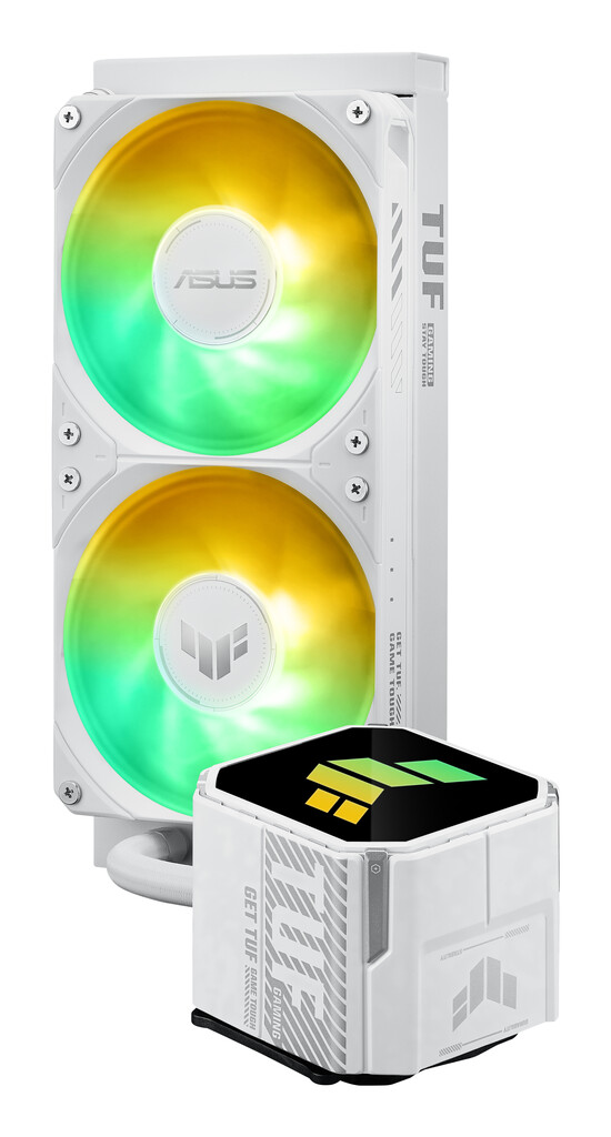 ASUS TUF GAMING LC III 240 ARGB WHT Processor Alles-in-één vloeistofkoeler 12 cm Wit - Afbeelding 6