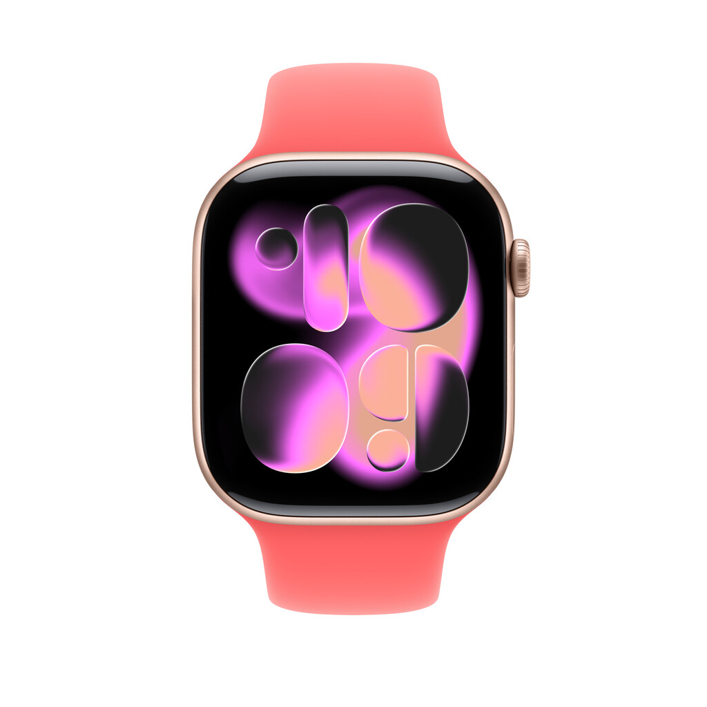 Apple MHYJ4ZM/A slimme draagbare accessoire Band Rood Fluorelastomeer - Afbeelding 3