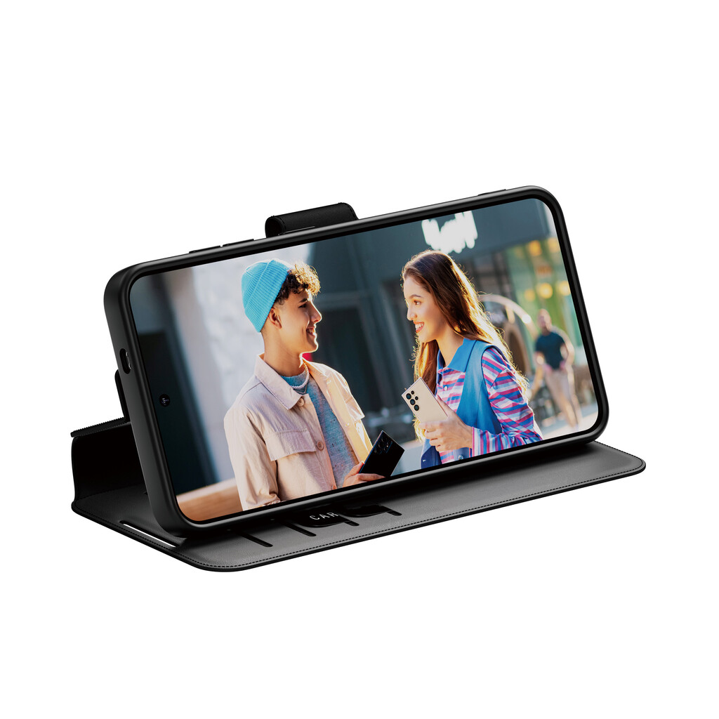 PanzerGlass CARE™ by ® Wallet Case w. Kickstand Samsung Galaxy S25 mobiele telefoon behuizingen Hoes Zwart - Afbeelding 2