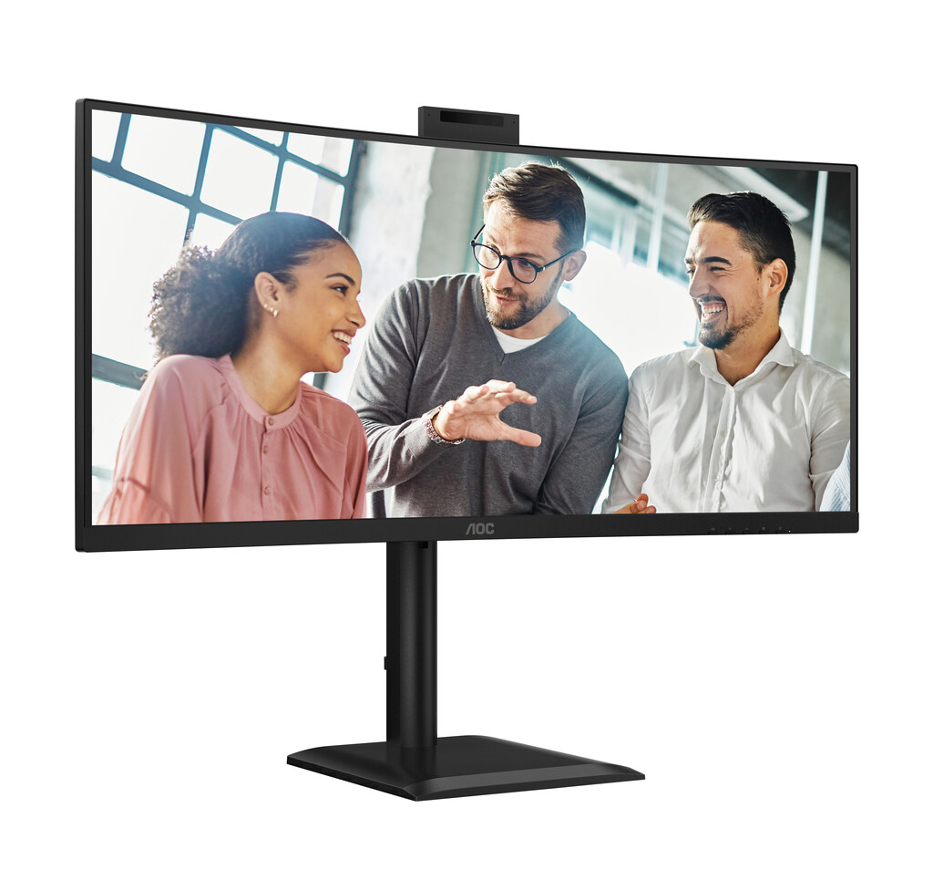 AOC E4 CU34E4CW computer monitor 86,4 cm (34") 3440 x 1440 Pixels UltraWide Quad HD LED Zwart - Afbeelding 7