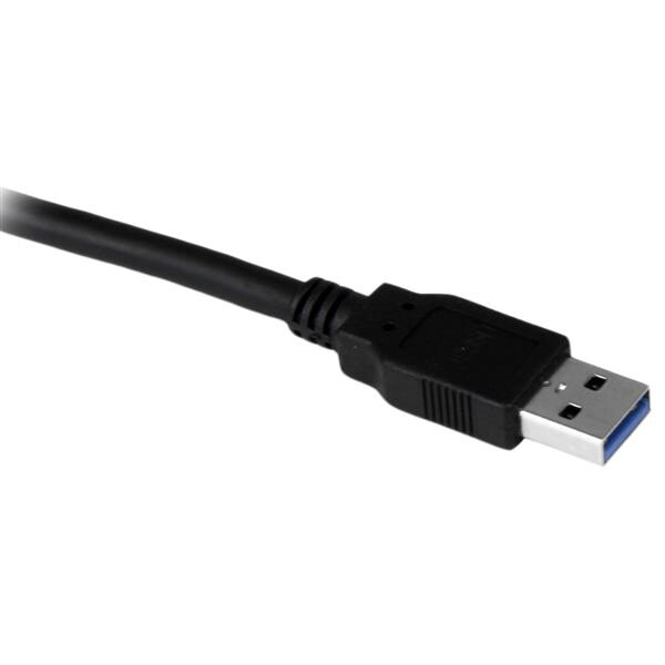 StarTech.com 1,5 m zwarte Desktop SuperSpeed USB 3.0 verlengkabel A naar A M/F - Afbeelding 3