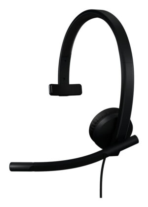 Logitech H570E Headset Bedraad Hoofdband Kantoor/callcenter USB Type-C Zwart