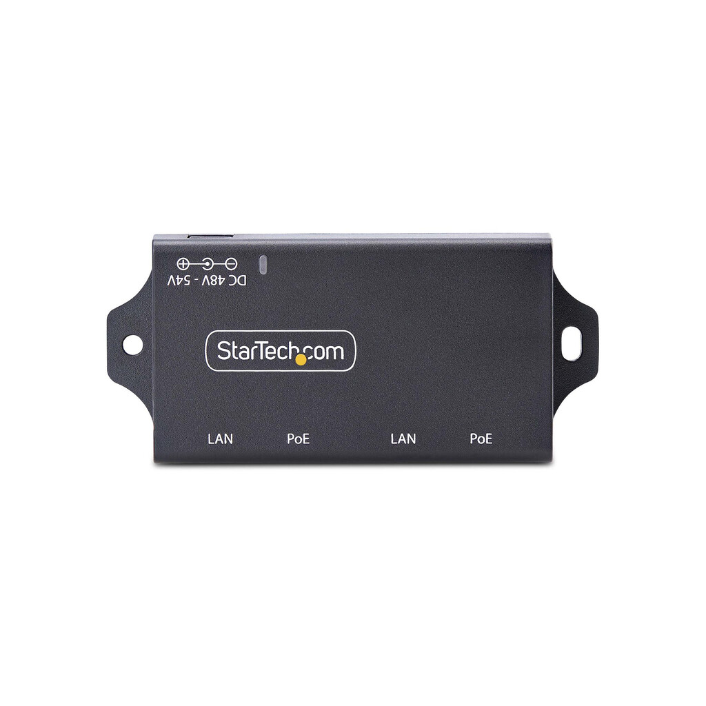 StarTech.com 2-Port Gigabit Midspan PoE+ Injector, 10/100/1000Mbps, PoE+ (802.3af/at), 30W, 1Gbps Ethernet, Wandmonteerbaar, Onb - Afbeelding 5