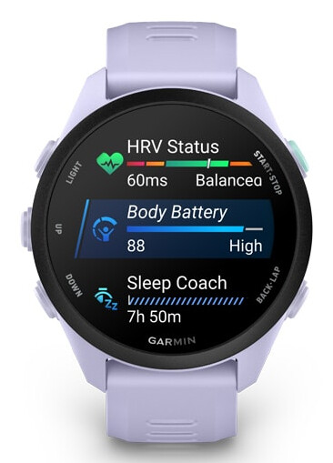 Garmin Forerunner 70 3,05 cm (1.2") AMOLED 30 mm Digitaal 390 x 390 Pixels Touchscreen Lavendel GPS - Afbeelding 6