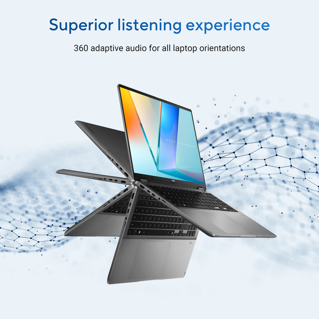 ASUS Vivobook 16 Flip TP3607SA-SI099W Copilot+ PC Intel Core Ultra 7 258V Hybride (2-in-1) 40,6 cm (16") Touchscreen WUXGA 32 GB - Afbeelding 32