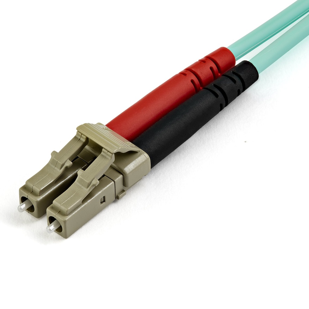 StarTech.com 7m LC/UPC naar LC/UPC OM4 Multimode Glasvezel Netwerkkabel, 50/125µm LOMMF/VCSEL Zipcord Fiber, 100G Netwerken, L - Afbeelding 2