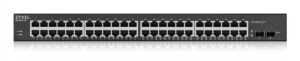 Zyxel GS1900-48HPv2 Managed L2 Gigabit Ethernet (10/100/1000) Power over Ethernet (PoE) Zwart