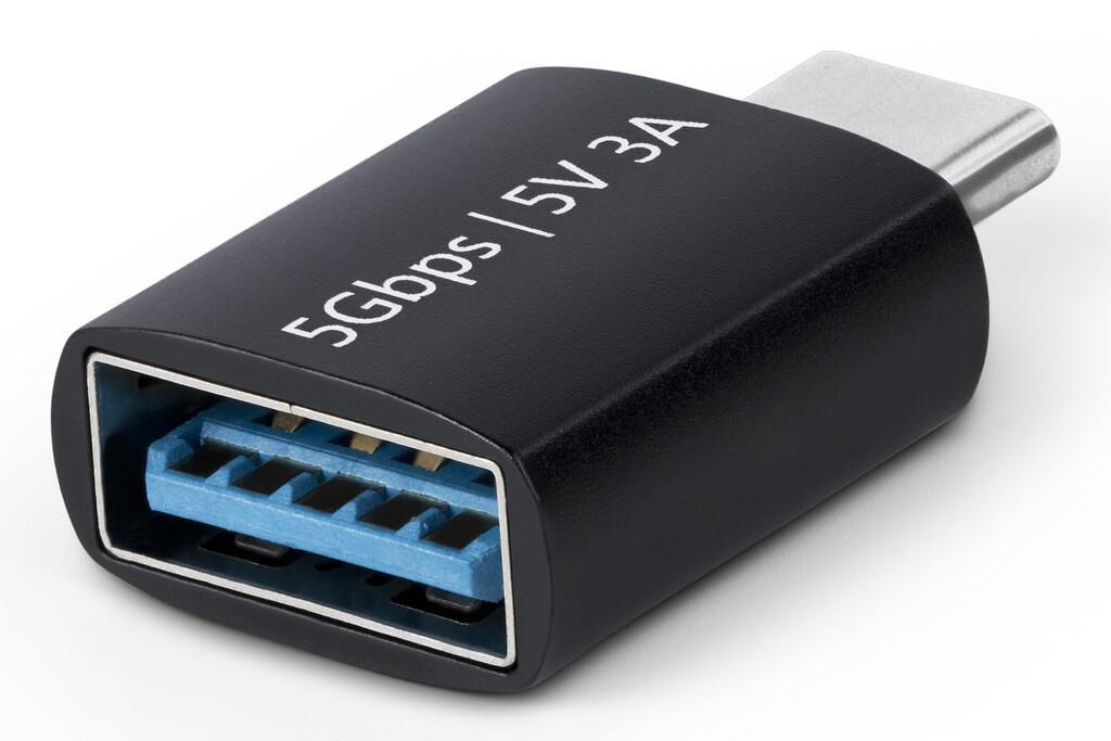 StarTech.com USB-C naar USB-A Adapter, USB 5Gbps, 3A, USB-C Male naar USB-A Female Converter, Duurzame Metalen Behuizing - Thun