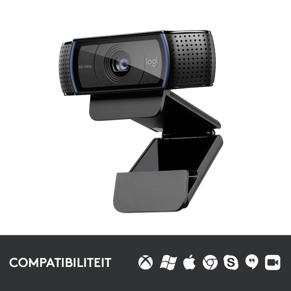 Logitech C920 Pro HD webcam 3 MP 1920 x 1080 Pixels USB Zwart - Afbeelding 5