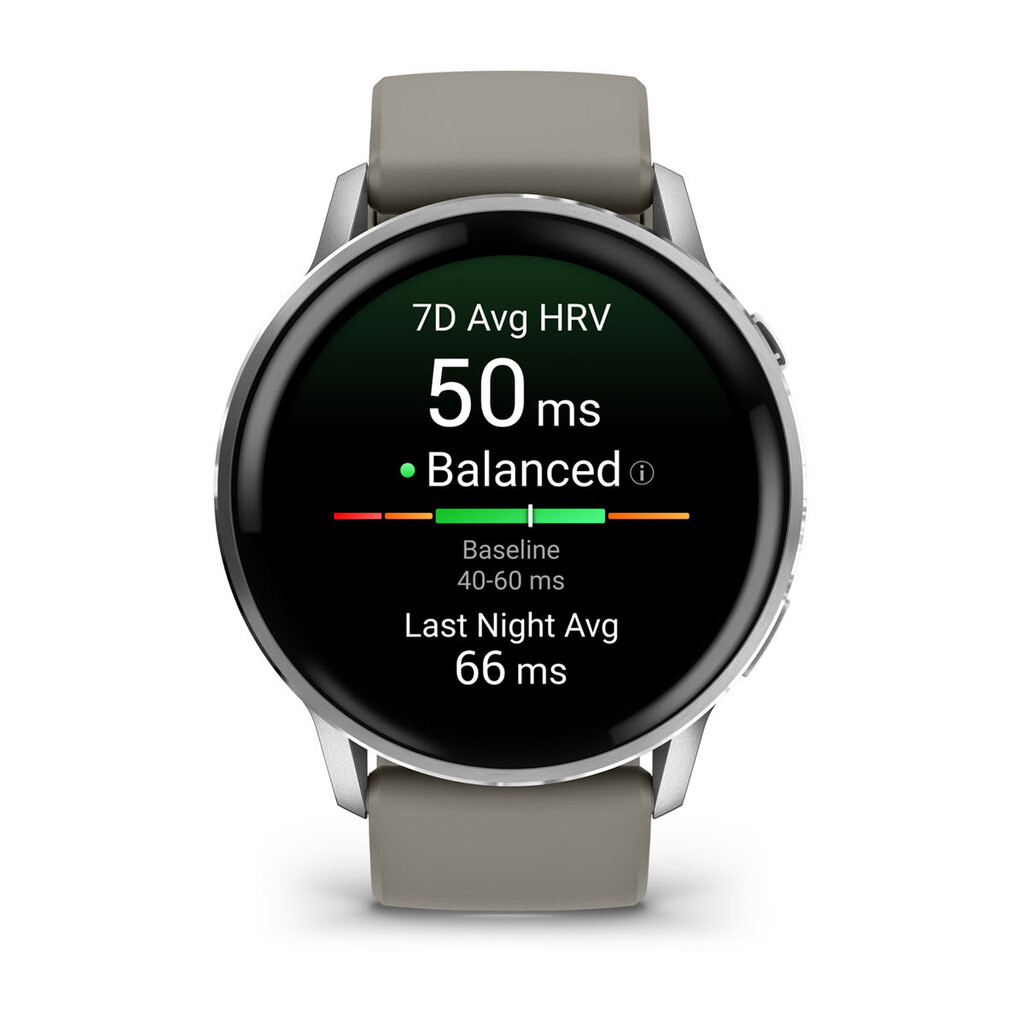 Garmin Venu 4 3,56 cm (1.4") AMOLED 45 mm Digitaal 454 x 454 Pixels Touchscreen Zilver Wifi GPS - Afbeelding 2