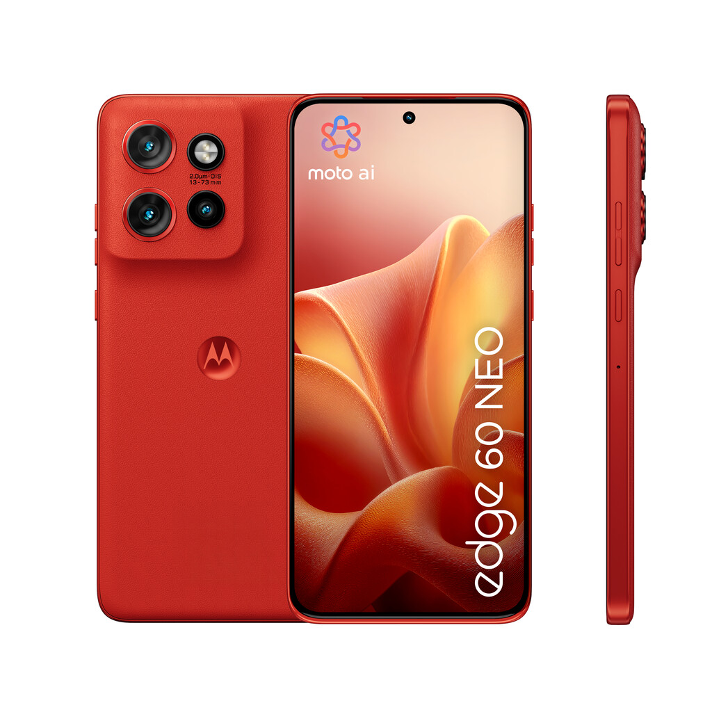 Motorola edge 60 Neo 16,1 cm (6.36") Dual SIM Android 15 5G USB Type-C 8 GB 256 GB 5000 mAh Rood - Afbeelding 2