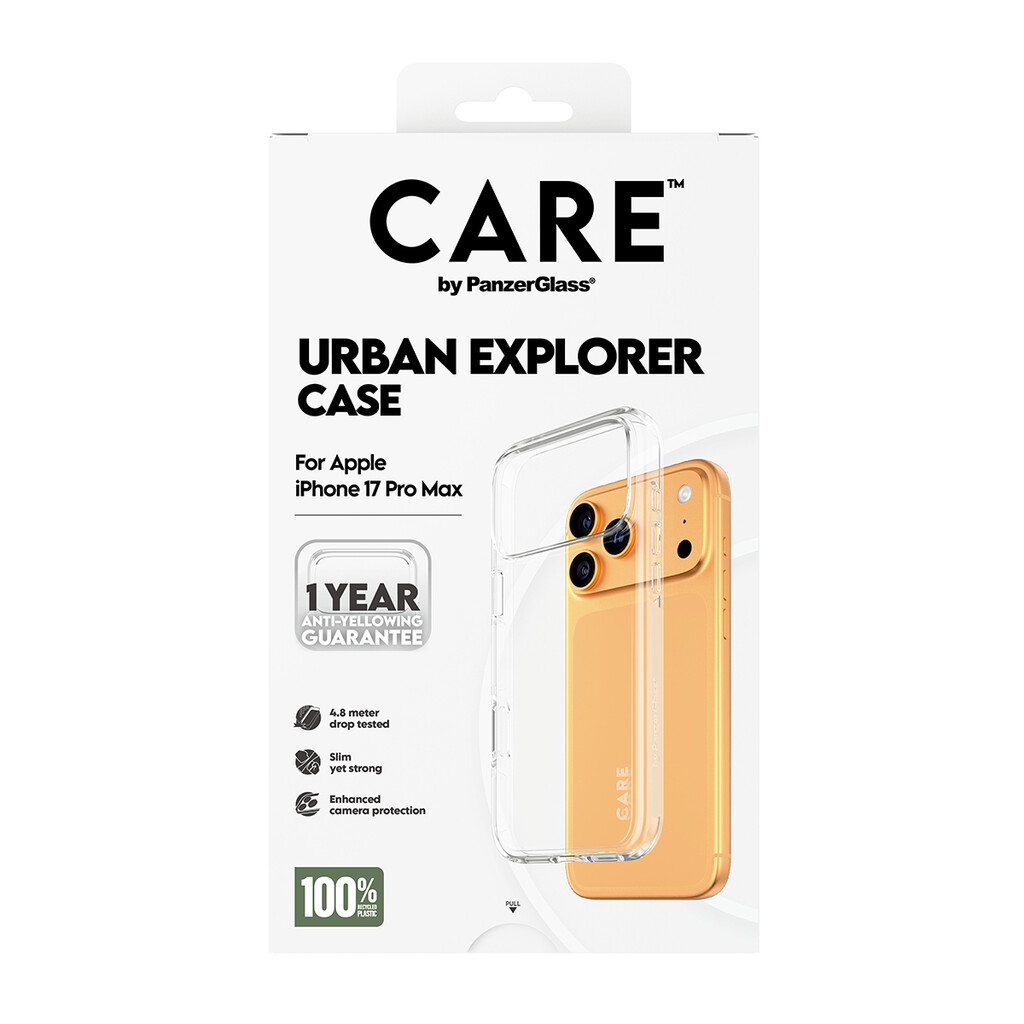 PanzerGlass CARE™ by ® Urban Explorer Case Transparent iPhone 17 Pro Max mobiele telefoon behuizingen Hoes Transparant - Afbeelding 3