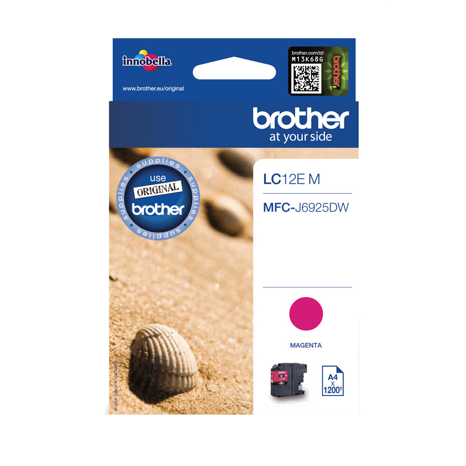 Brother LC12EM inktcartridge 1 stuk(s) Origineel Magenta