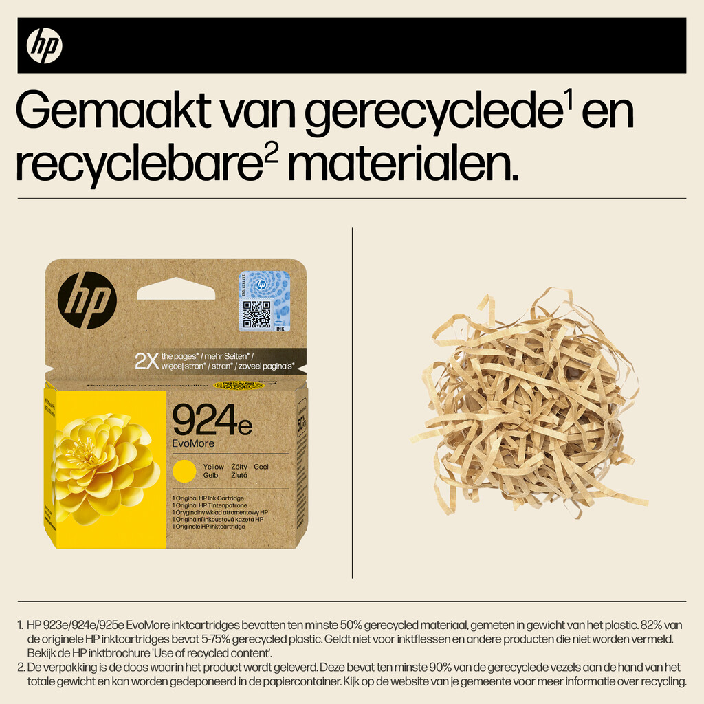 HP 924e EvoMore originele gele inktcartridge - Afbeelding 7