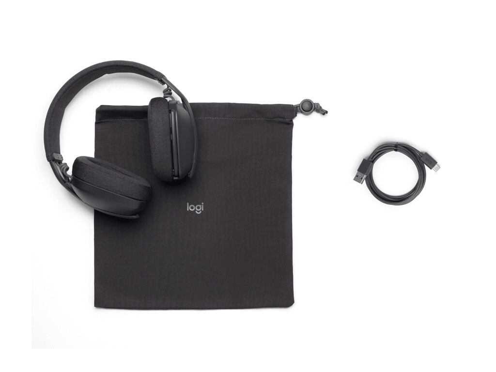 Logitech Zone Vibe Wireless Headset Draadloos Hoofdband Oproepen/muziek USB Type-C Bluetooth Grafiet - Afbeelding 5