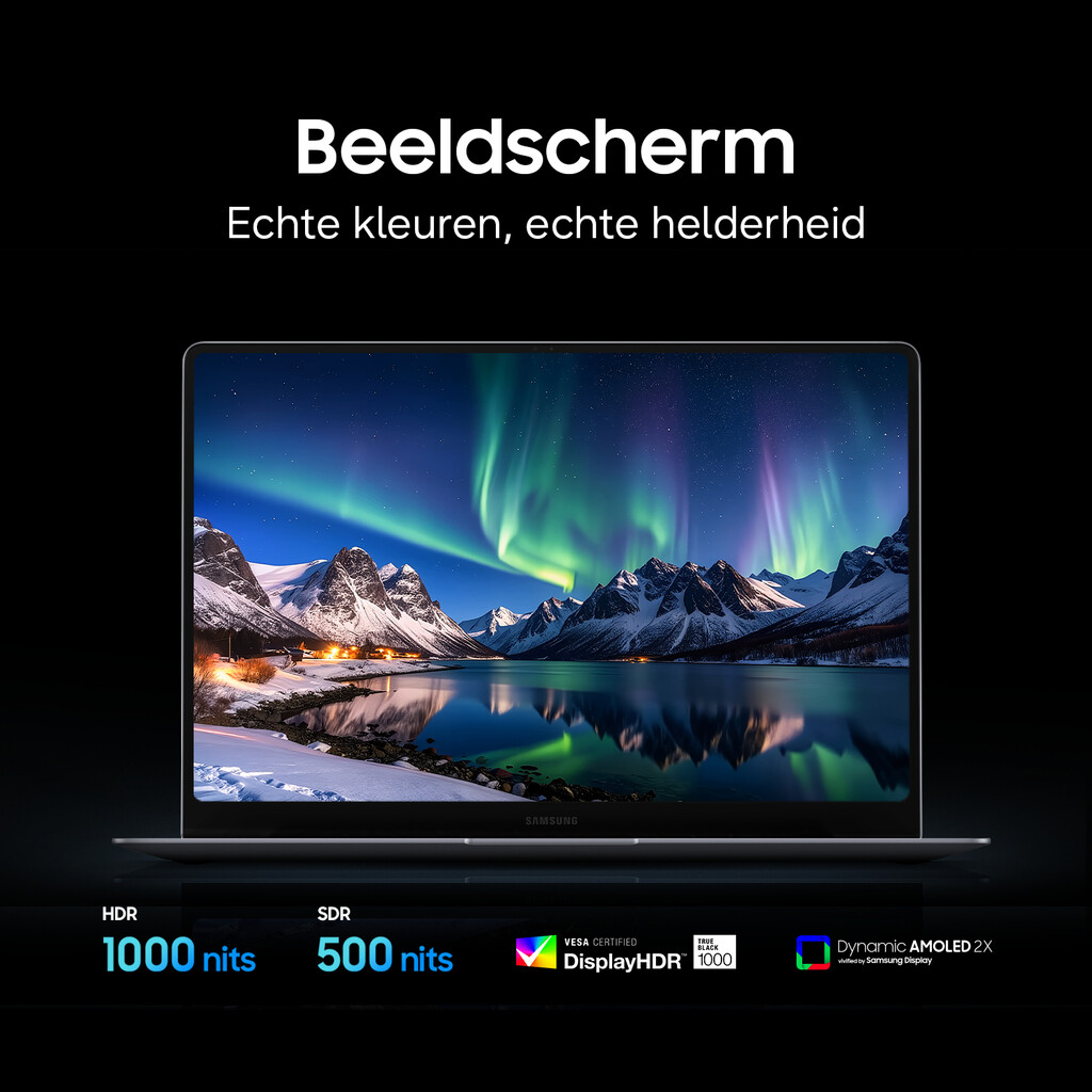 Samsung Galaxy Book6 Pro Book6 Pro 16" W11Pro U7 32GB 512GB Gray Copilot+ PC Intel Core Ultra 7 356H Laptop 40,6 cm (16") Touchs - Afbeelding 17
