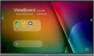 Viewsonic IFP7550-5F interactief whiteboard 190,5 cm (75") 3840 x 2160 Pixels Touchscreen Zwart HDMI