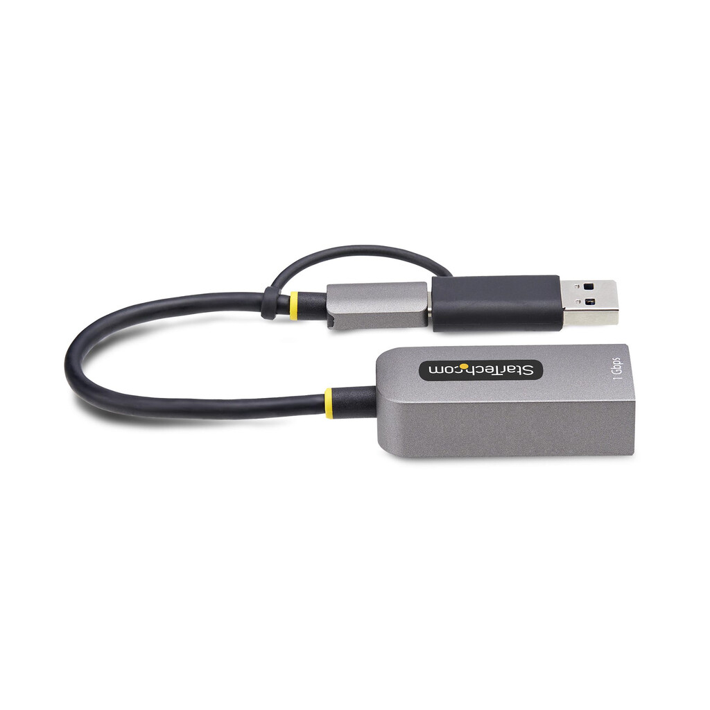 StarTech.com USB-C naar Ethernet Adapter met USB-A Dongle, 10/100/1000Mbps, USB 3.0 naar Gigabit Ethernet Netwerk Adapter, 15cm - Afbeelding 5