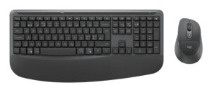 Logitech Signature Comfort Plus Combo MK880 for Business toetsenbord Inclusief muis Kantoor RF-draadloos + Bluetooth QWERTY Deen