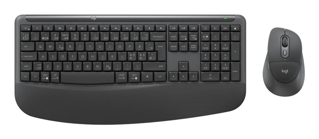 Logitech Signature Comfort Plus Combo MK880 for Business toetsenbord Inclusief muis Kantoor RF-draadloos + Bluetooth QWERTY Deen