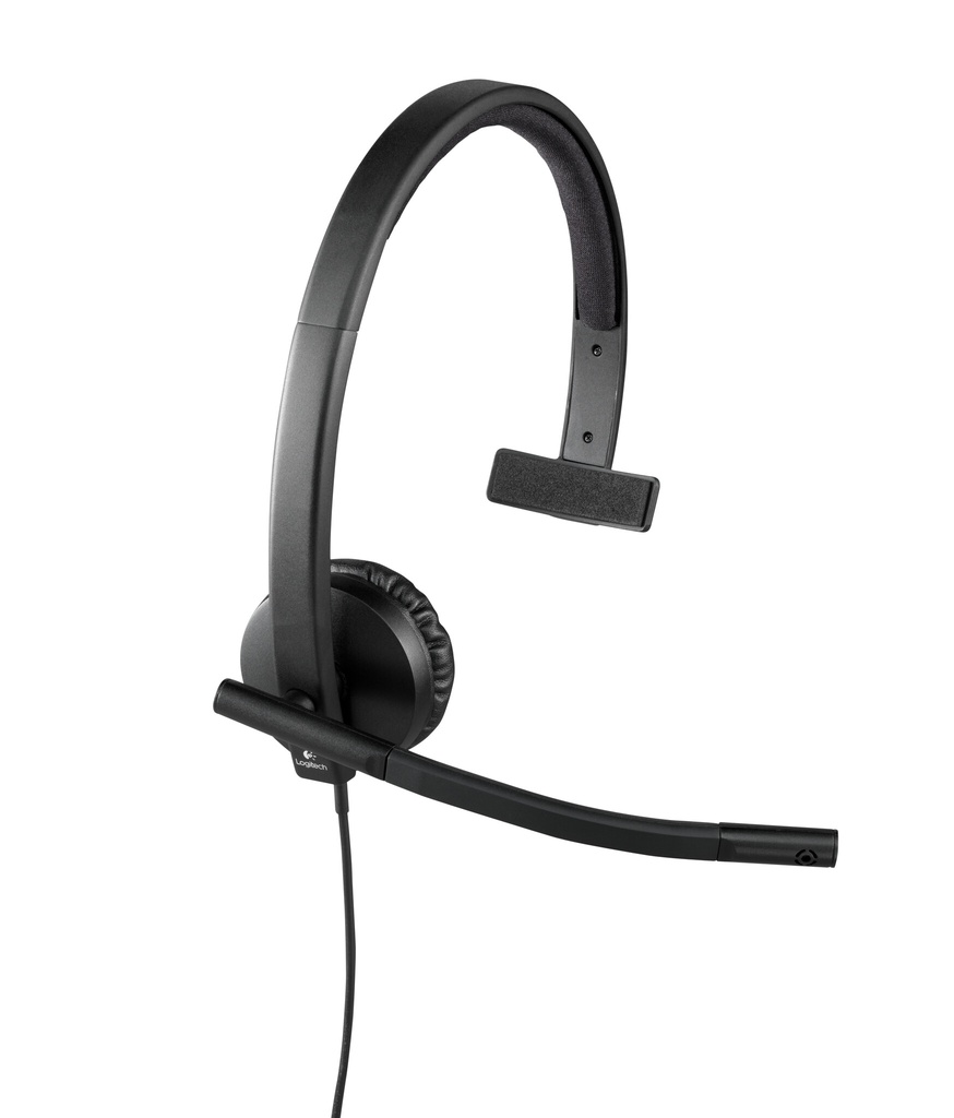 Logitech H570E Headset Bedraad Hoofdband Kantoor/callcenter USB Type-A Zwart - Afbeelding 2