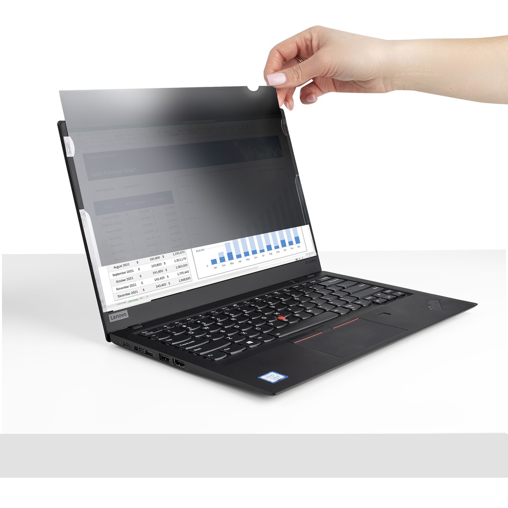 StarTech.com 13.3in Privacy Filter voor Laptop, Anti-Glans Privacy Scherm voor 16:9 Breedbeeld Displays, Laptop Monitor Screen - Afbeelding 5