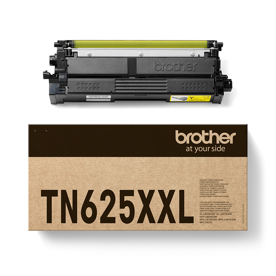 Brother TN-625XXLY tonercartridge 1 stuk(s) Origineel Geel