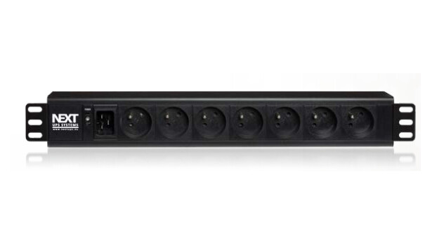 NEXT UPS Systems 88012 energiedistributie 7 AC-uitgang(en) 1.5U Zwart