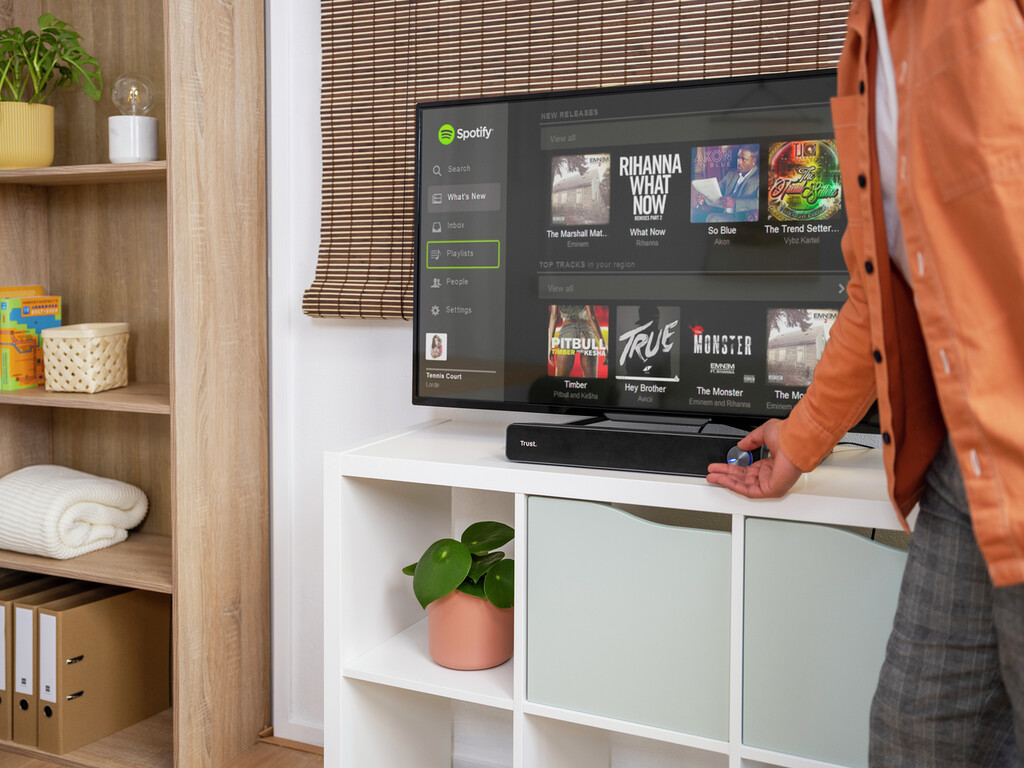 Trust Arys Soundbar - USB soundbar – 2.0 kanaal – Volumeknop voorzijde – Zwart - Afbeelding 8
