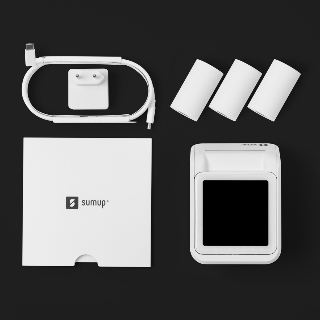 SumUp Solo smart card reader Batterij/Accu Wi-Fi + 4G Wit - Afbeelding 7