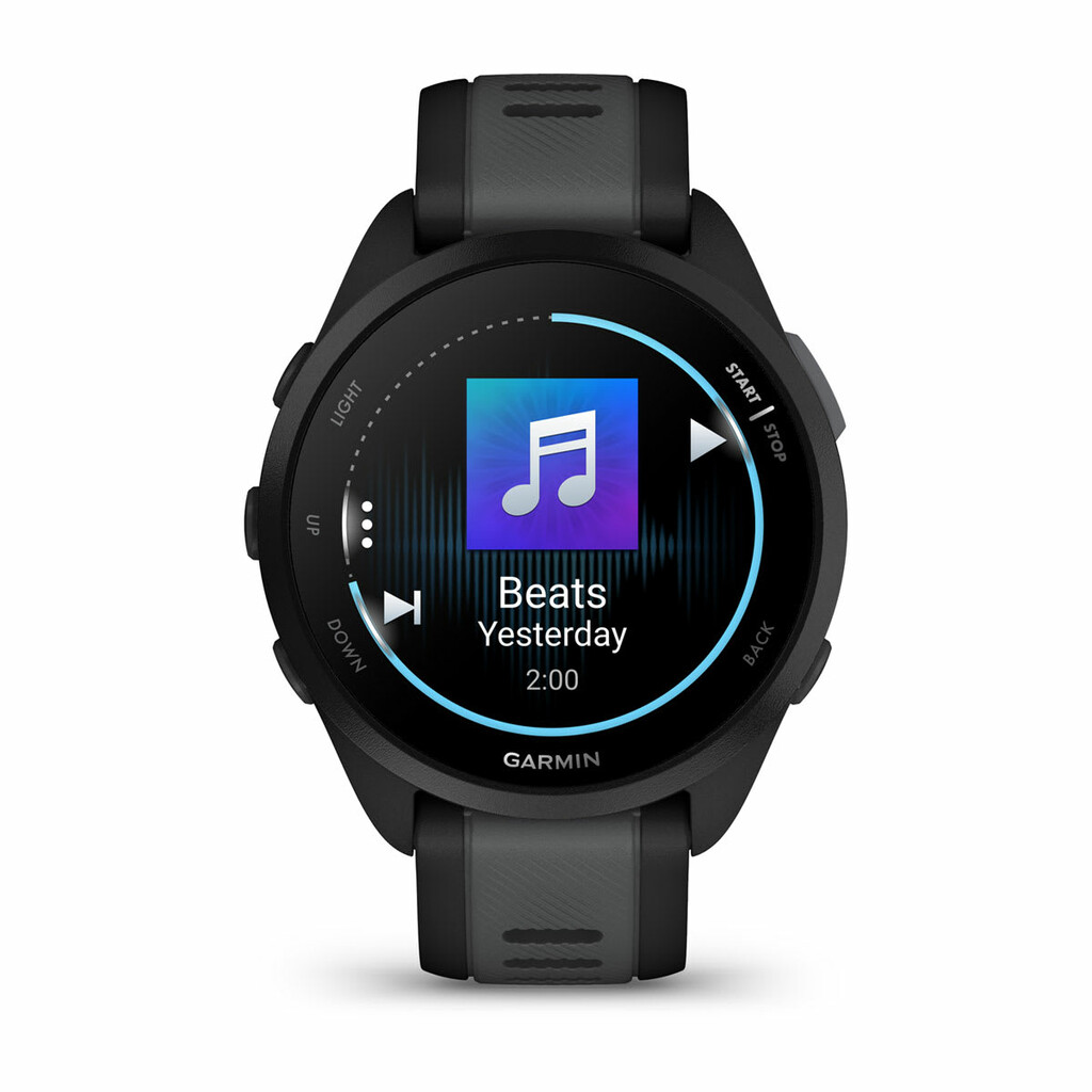 Garmin Forerunner 165 Music 3,05 cm (1.2") AMOLED 43 mm Digitaal 390 x 390 Pixels Touchscreen Zwart GPS - Afbeelding 4
