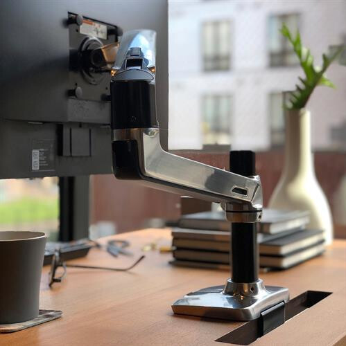 Ergotron LX Series Desk Mount LCD Arm 86,4 cm (34") Bureau Zwart - Afbeelding 4