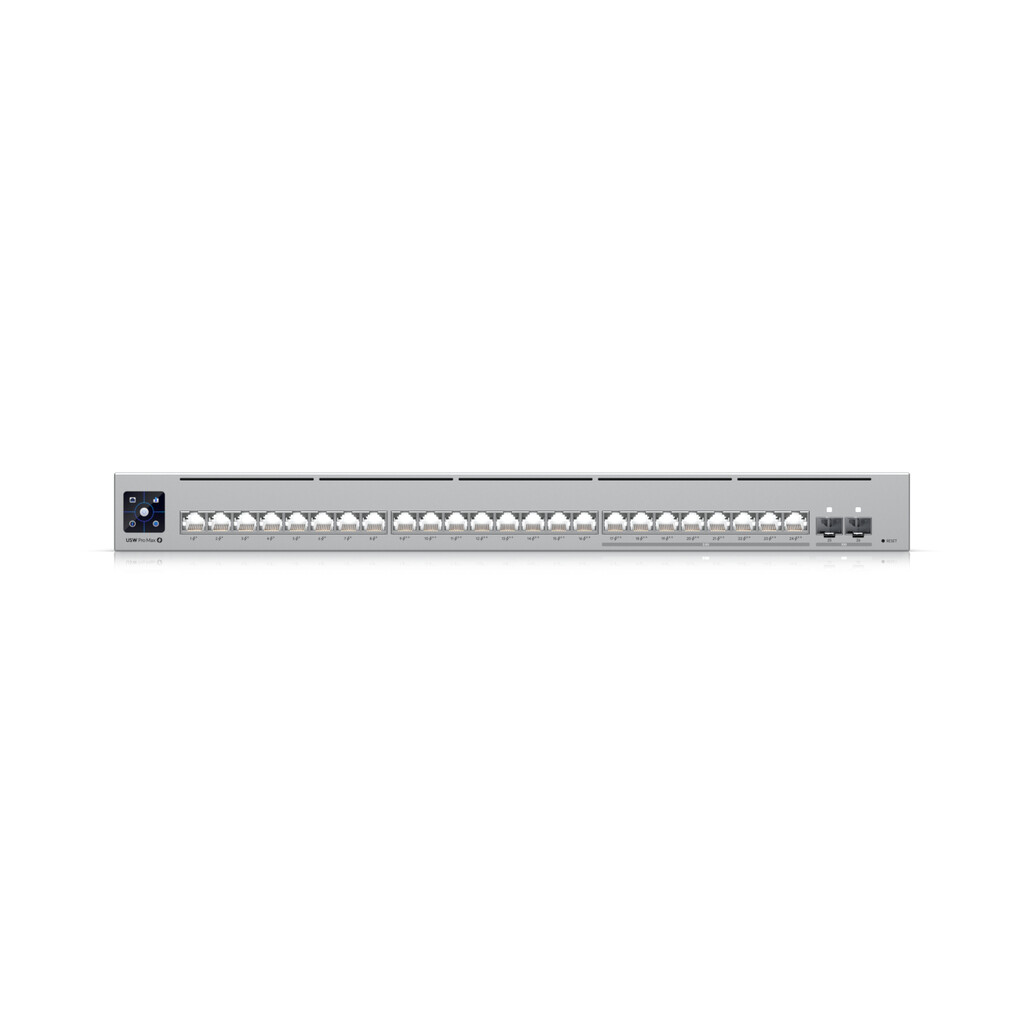 Ubiquiti USW-Pro-Max-24-PoE L3 2.5G Ethernet (100/1000/2500) Power over Ethernet (PoE) Grijs - Afbeelding 3