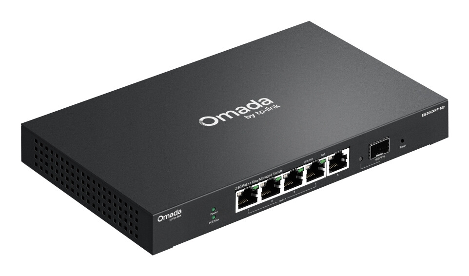TP-Link ES206XPP-M2 netwerk-switch Managed L2 2.5G Ethernet (100/1000/2500) Power over Ethernet (PoE) Bureaublad-/wandmontage Zw - Afbeelding 4
