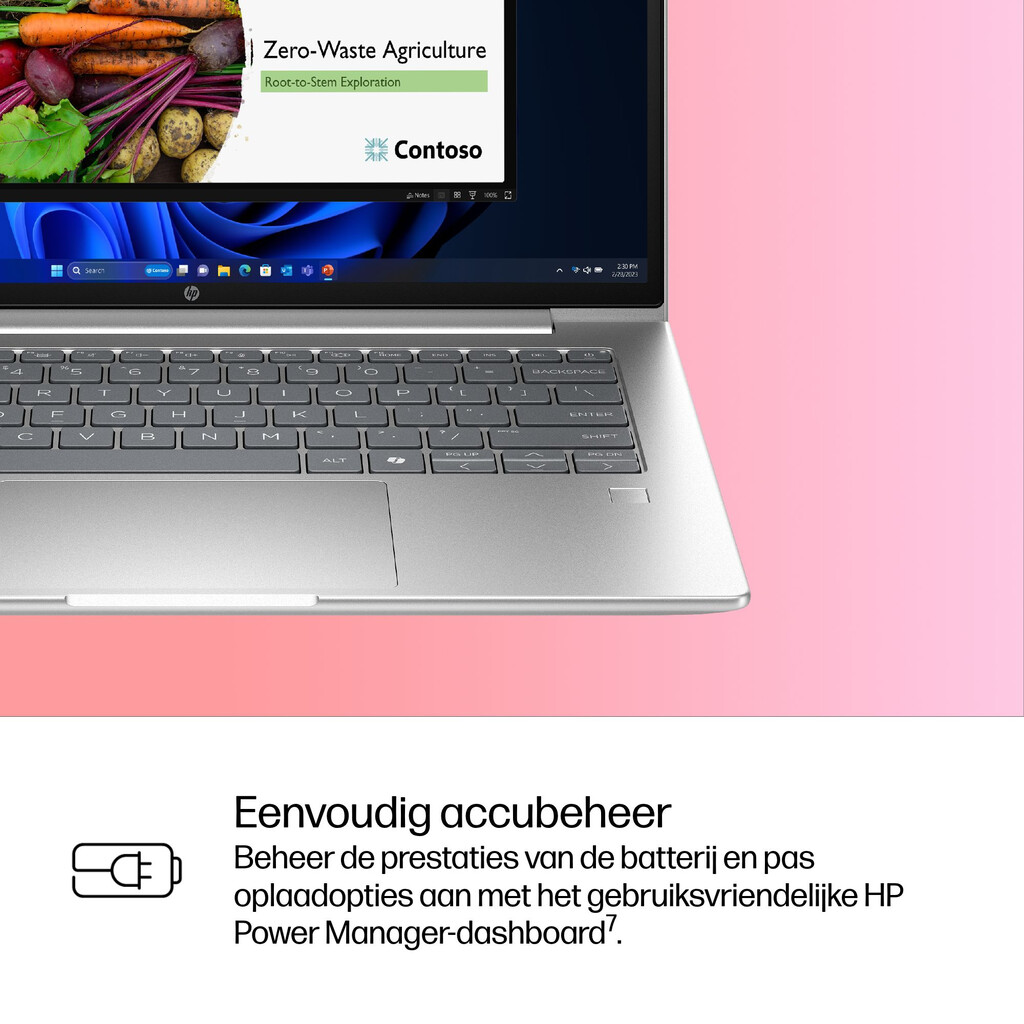 HP ProBook 4 G1iR Intel Core 5 120U Laptop 35,6 cm (14") WUXGA 16 GB DDR5-SDRAM 512 GB SSD Wi-Fi 6E (802.11ax) Windows 11 Pro Zi - Afbeelding 18
