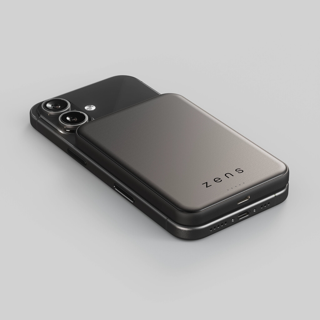 ZENS ZEPP06B/00 powerbank 5000 mAh Draadloos opladen Zwart - Afbeelding 2