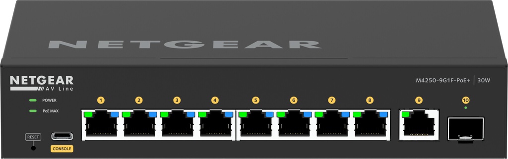 NETGEAR GSM4210PD Managed L2/L3 Gigabit Ethernet (10/100/1000) Power over Ethernet (PoE) Zwart - Afbeelding 7