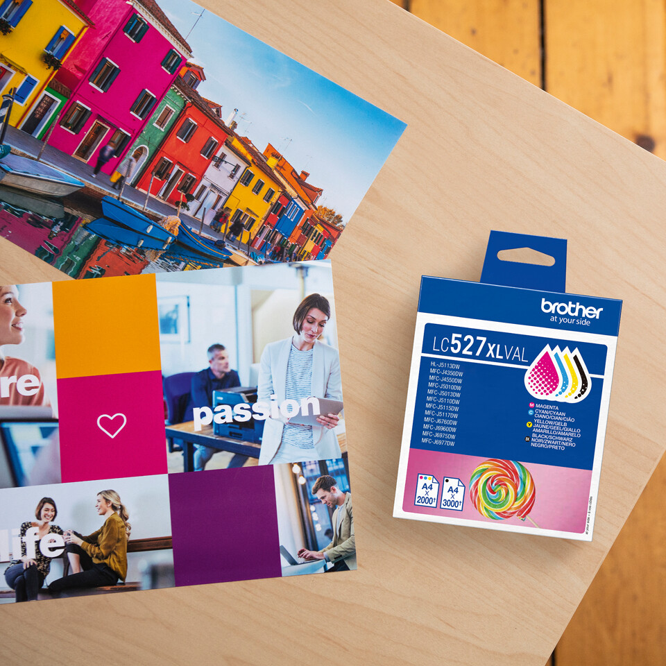 Brother LC527XLVAL inktcartridge 4 stuk(s) Origineel Hoog (XL) rendement Zwart, Cyaan, Magenta, Geel - Afbeelding 5