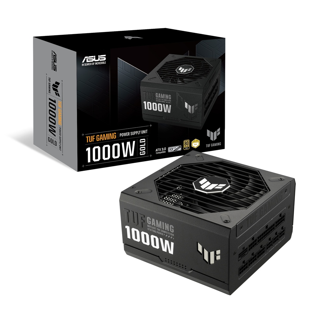 ASUS TUF Gaming 1000W Gold power supply unit 20+4 pin ATX ATX Zwart - Afbeelding 12