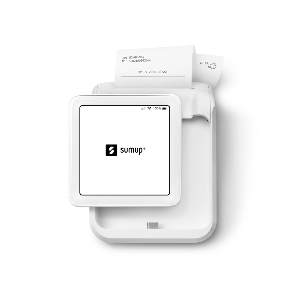 SumUp Solo smart card reader Batterij/Accu Wi-Fi + 4G Wit - Afbeelding 15