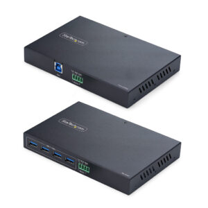 StarTech.com 4-Port USB 3.0 Extender over Ethernet tot 100m via Cat6a / Cat7 / Cat8 RJ45 Kabel, Uitbreiding voor Remote USB Appa