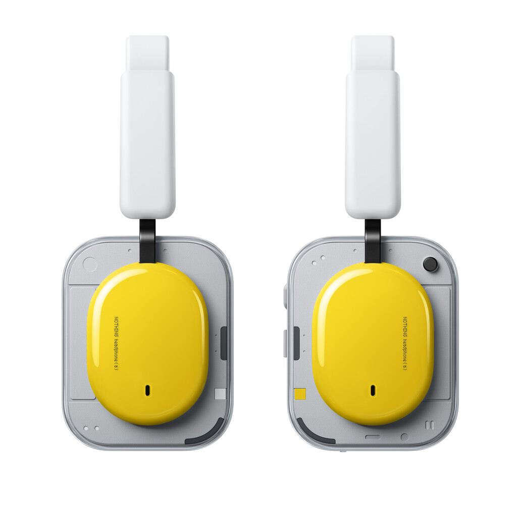 Nothing Headphone (a) Headset Bedraad en draadloos Hoofdband Muziek USB Type-C Bluetooth Geel - Afbeelding 6