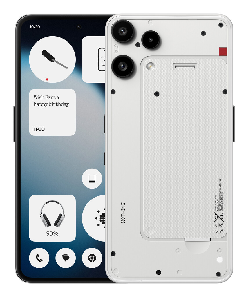 Nothing 3a Lite 17,2 cm (6.77") Dual SIM Android 15 5G 8 GB 128 GB 5000 mAh Wit - Afbeelding 8