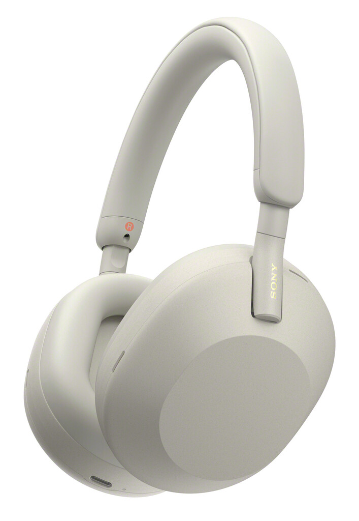 Sony WH-1000XM5 Headset Bedraad en draadloos Hoofdband Oproepen/muziek Bluetooth Zilver, Wit