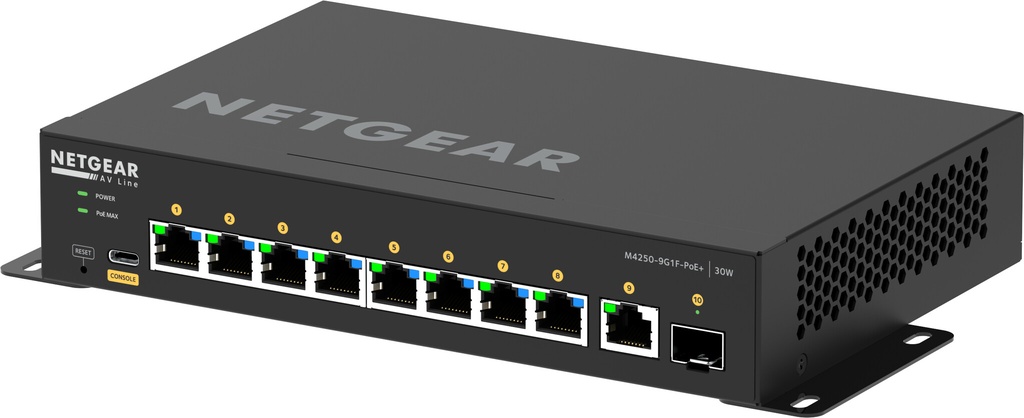 NETGEAR GSM4210PD Managed L2/L3 Gigabit Ethernet (10/100/1000) Power over Ethernet (PoE) Zwart - Afbeelding 2