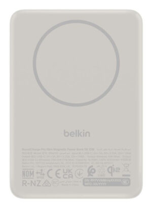 Belkin BPD021HQSA powerbank 5000 mAh Draadloos opladen Zand