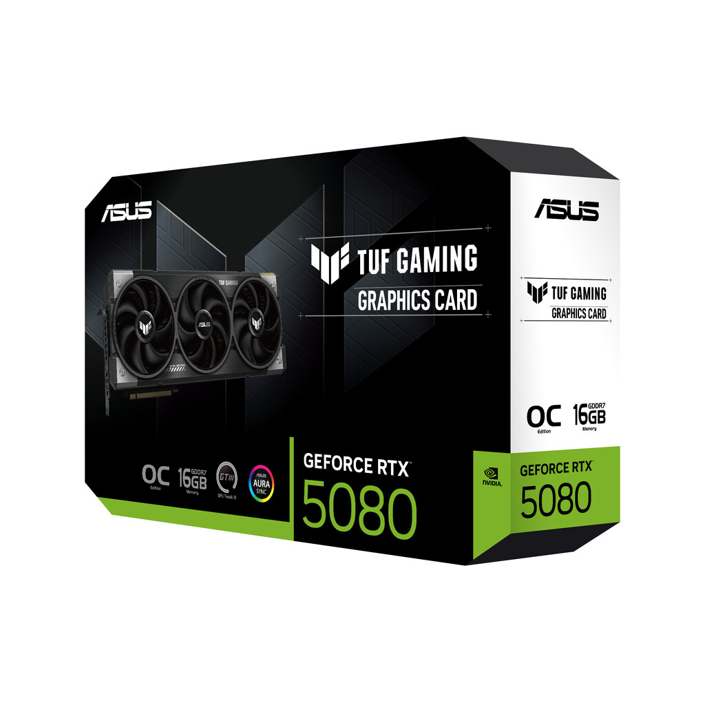 ASUS TUF Gaming TUF-RTX5080-O16G-GAMING NVIDIA GeForce RTX 5080 16 GB GDDR7 - Afbeelding 10