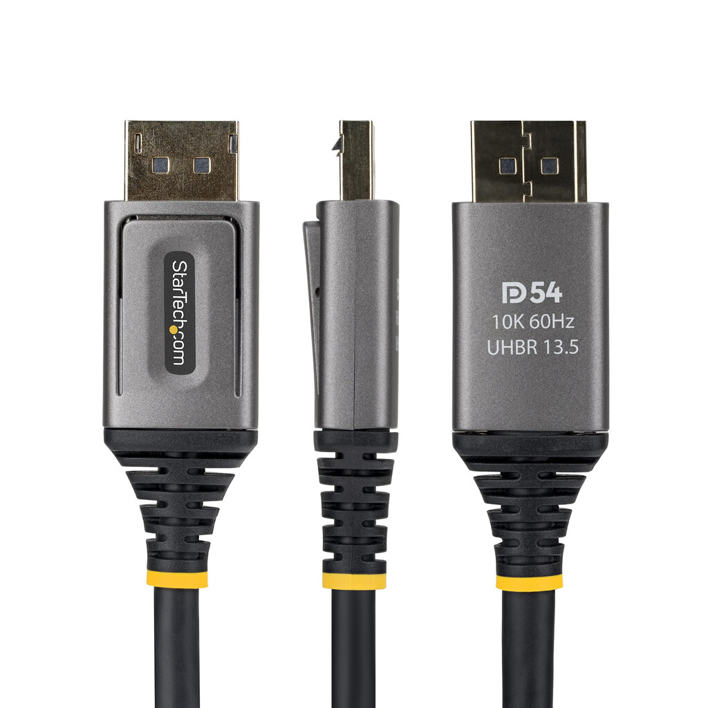 StarTech.com 50cm DisplayPort 2.1 Kabel, VESA Gecertificeerde DP54 DisplayPort Kabel, Ongecomprimeerde 8K 60Hz, 8K 144Hz/4K 240 - Afbeelding 3